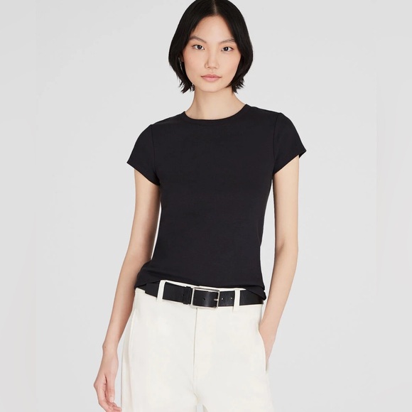Club Monaco Tops - Club Monaco Ribbed Long Sleeved Tee, Large